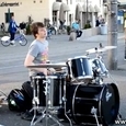 Awesome Street Drummer