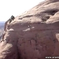 Absolutely Insane Cliff-Side Motorcyclist