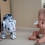 Baby Speaks With R2-D2
