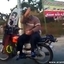 Man Rides Bike Sideways