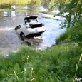 Pulling Car Out of River Epic Fail