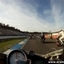 Close Call on Motorcycle Track
