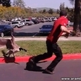 Epic Goose Attack in Slow Motion