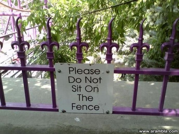 Please Do Not Sit....