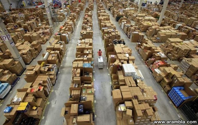 Inside Amazon.com Warehouse