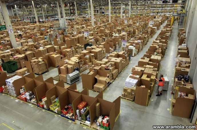 Inside Amazon.com Warehouse