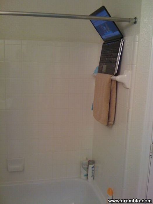 PC in shower